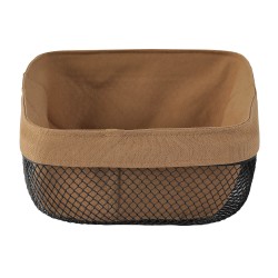 Bread basket LIMON 232200 SQUARE METAL BLACK (909227)