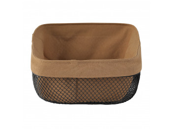 Bread basket LIMON 232200 SQUARE METAL BLACK (909227)