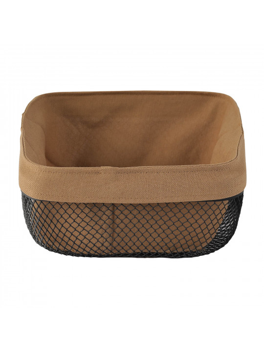 Bread basket LIMON 232200 SQUARE METAL BLACK (909227)