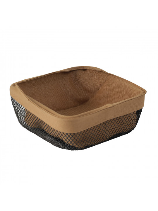 Bread basket LIMON 232200 SQUARE METAL BLACK (909227)