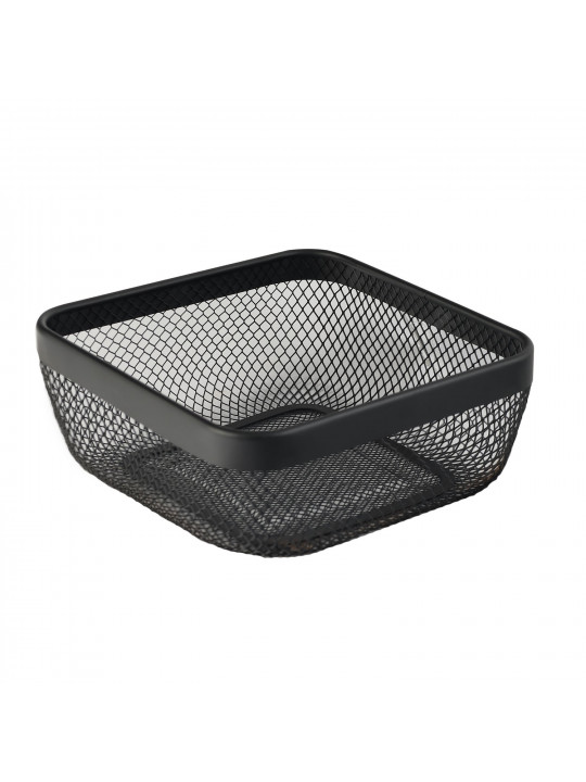 Bread basket LIMON 232200 SQUARE METAL BLACK (909227)