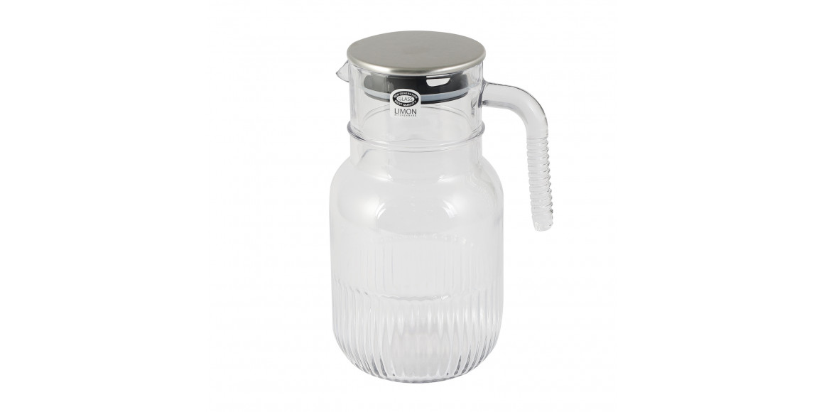 Կուժ LIMON 237500 GLASS W/LID 1.5L (910049)
