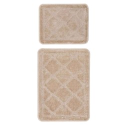 Mat LALEE BAR101 BARI BATH SET 2PC  50x120CM BEIGE 
