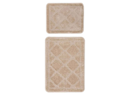 Mat LALEE BAR101 BARI BATH SET 2PC  50x120CM BEIGE 