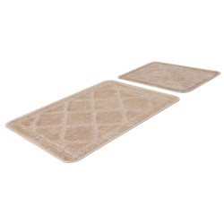 Mat LALEE BAR101 BARI BATH SET 2PC  50x120CM BEIGE 