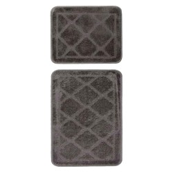 Mat LALEE BAR101 BARI BATH SET 2PC  50x120CM GREY 