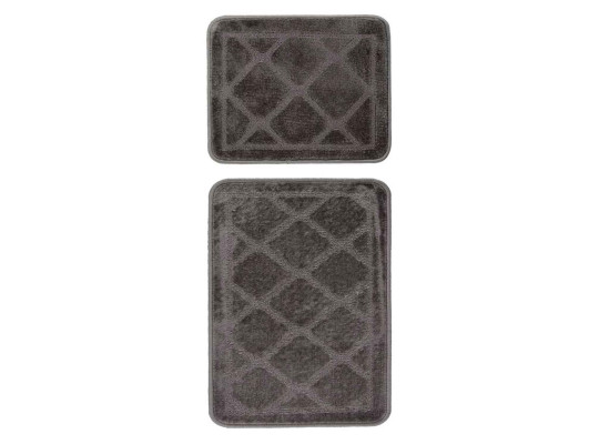 Mat LALEE BAR101 BARI BATH SET 2PC  50x120CM GREY 