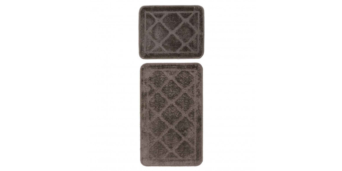 Mat LALEE BAR101 BARI BATH SET 2PC  50x120CM GREY-BROWN 