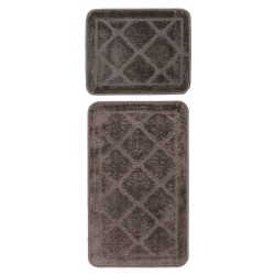 Mat LALEE BAR101 BARI BATH SET 2PC  50x120CM GREY-BROWN 