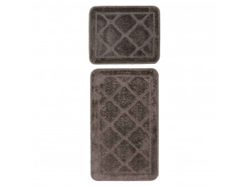 Mat LALEE BAR101 BARI BATH SET 2PC  50x120CM GREY-BROWN 