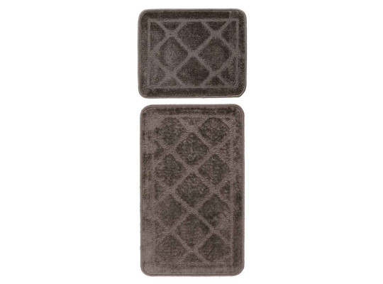 Mat LALEE BAR101 BARI BATH SET 2PC  50x120CM GREY-BROWN 
