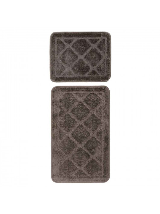 Mat LALEE BAR101 BARI BATH SET 2PC  50x120CM GREY-BROWN 