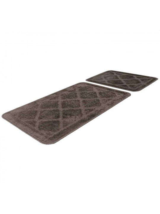 Mat LALEE BAR101 BARI BATH SET 2PC  50x120CM GREY-BROWN 