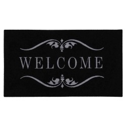 Mat LALEE MIA501 MIAMI WELCOME BLACK 40x60CM 