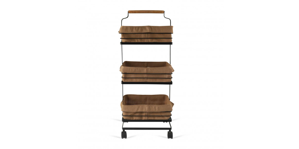 Box and baskets LIMON 232300 METAL BLACK POTATO & ONINON RACK 3 FLOOR (909289) 