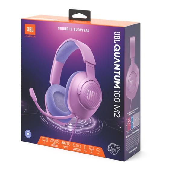 Headphone JBL QUANTUM 100M2 (PUR) 
