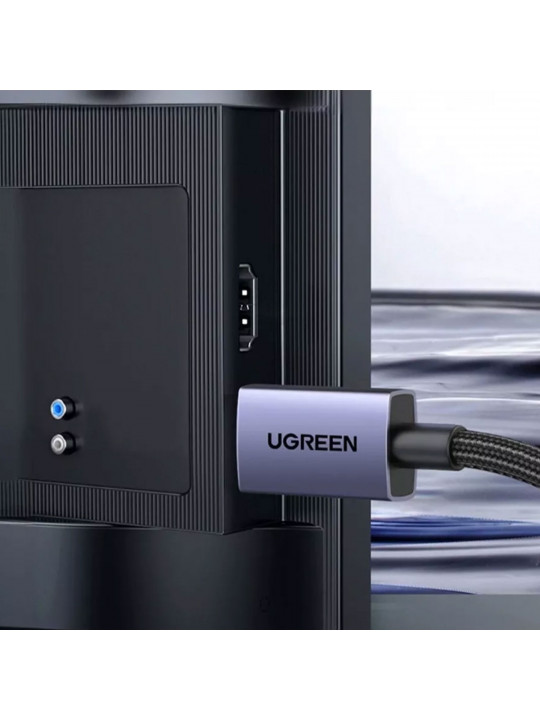 Մալուխ UGREEN DP118 DisplayPort 2.1 2M 16K (GR) (15384)