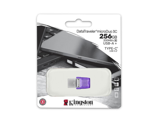 Флеш накопители KINGSTON DataTraveler microDuo 3C 256GB (DTDUO3CG3/256)