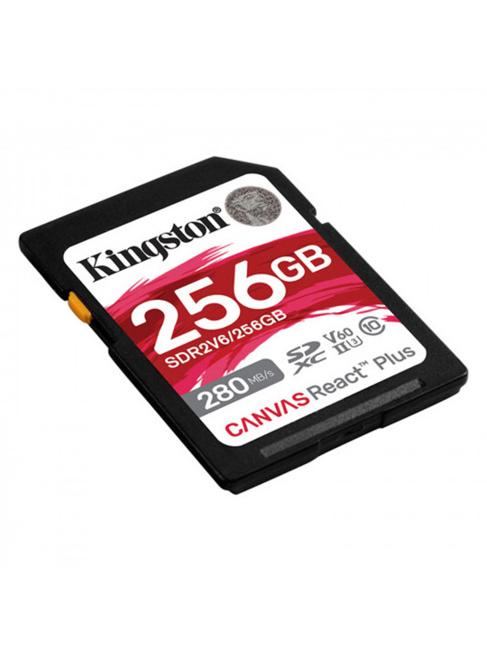 Карты памяти KINGSTON Canvas React Plus V60 SD 256GB (SDR2V6/256)