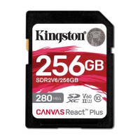Карты памяти KINGSTON Canvas React Plus V60 SD 256GB (SDR2V6/256)