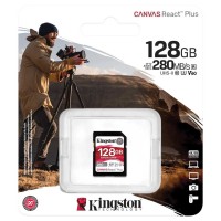 Карты памяти KINGSTON Canvas React Plus V60 SD 128GB (SDR2V6/128)
