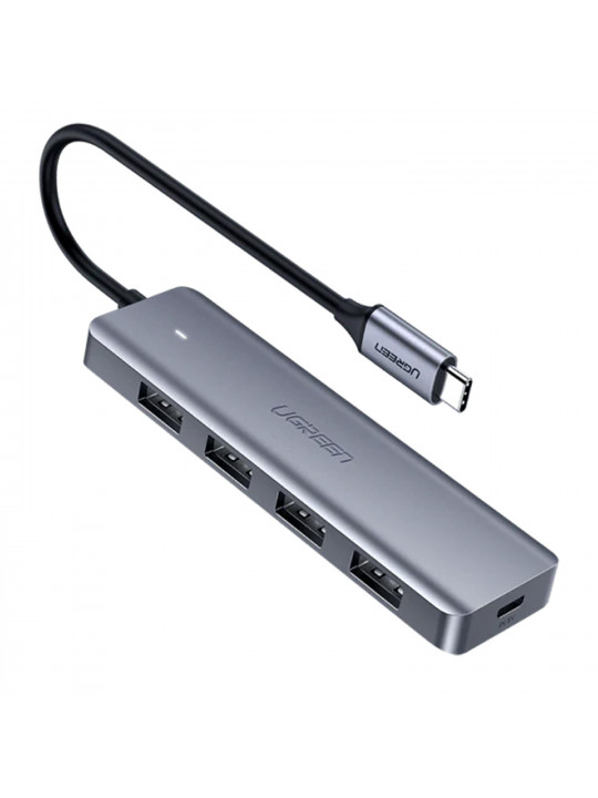 Usb-узел UGREEN 4 Port USB 3.0 + 1 HDMI+PD (GR) (15596)