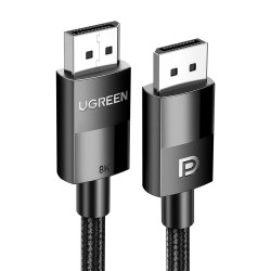 Մալուխ UGREEN DP114 DisplayPort 1.4 2M 8K (BK) (80392)
