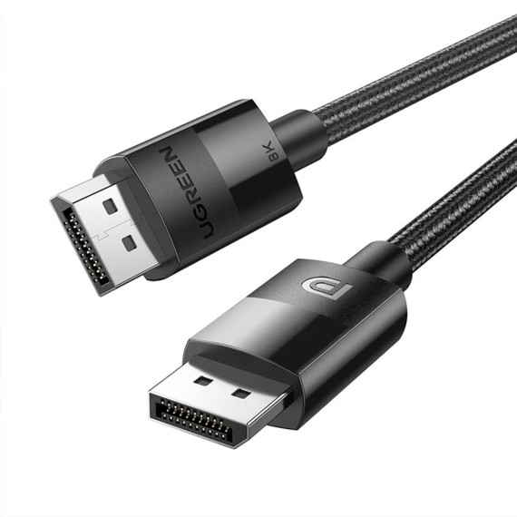 Մալուխ UGREEN DP114 DisplayPort 1.4 2M 8K (BK) (80392)