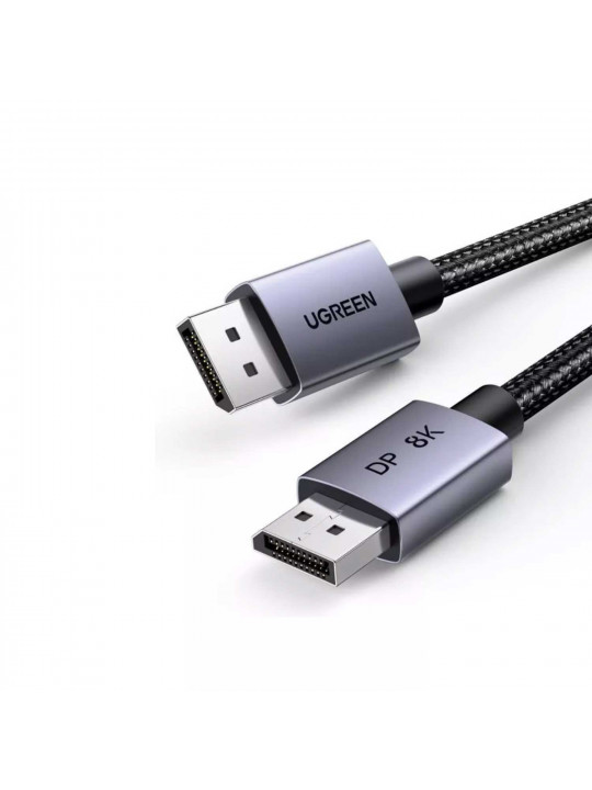 Cable UGREEN DP120 DisplayPort 1.4 1M 8K (BK/GR) (25903)