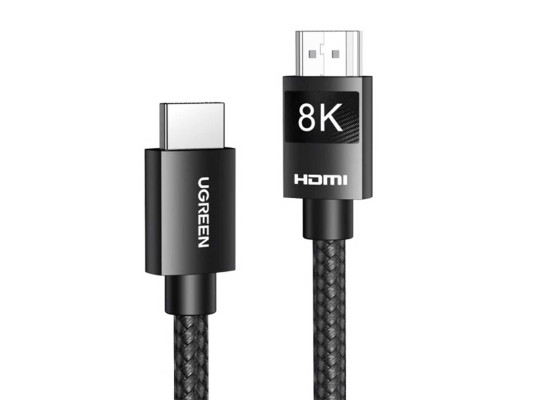 Cable UGREEN HDMI 2.1 HD140 1M (8K60Hz/4K120Hz) (GR) (80401)