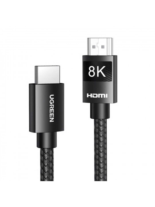 Кабель UGREEN HDMI 2.1 HD140 1M (8K60Hz/4K120Hz) (GR) (80401)