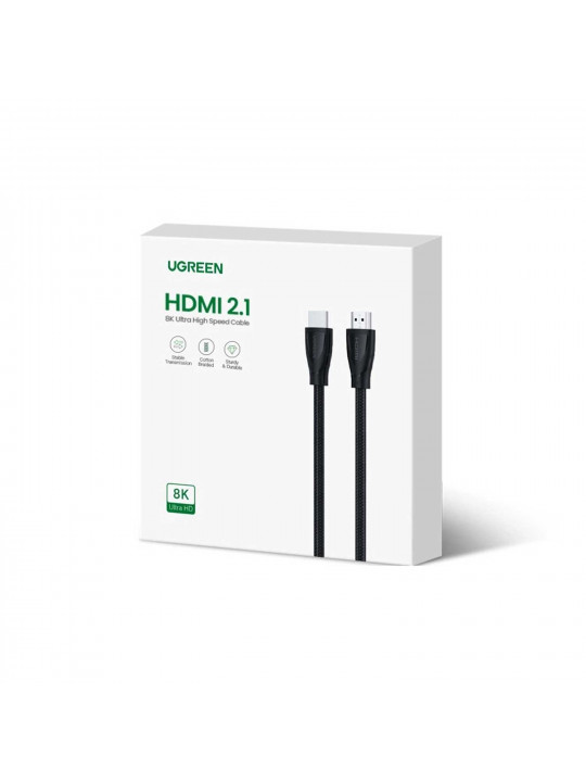 Cable UGREEN HDMI 2.1 HD140 3M (8K60Hz/4K120Hz) (GR) (80404)