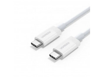 Cable UGREEN Type-C to Type-C 40Gbps 0.8m (WH) (40113)
