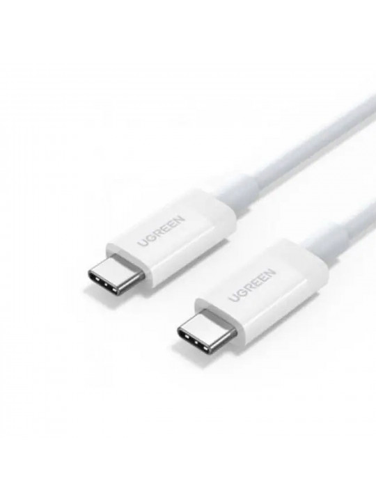 Cable UGREEN Type-C to Type-C 40Gbps 0.8m (WH) (40113)