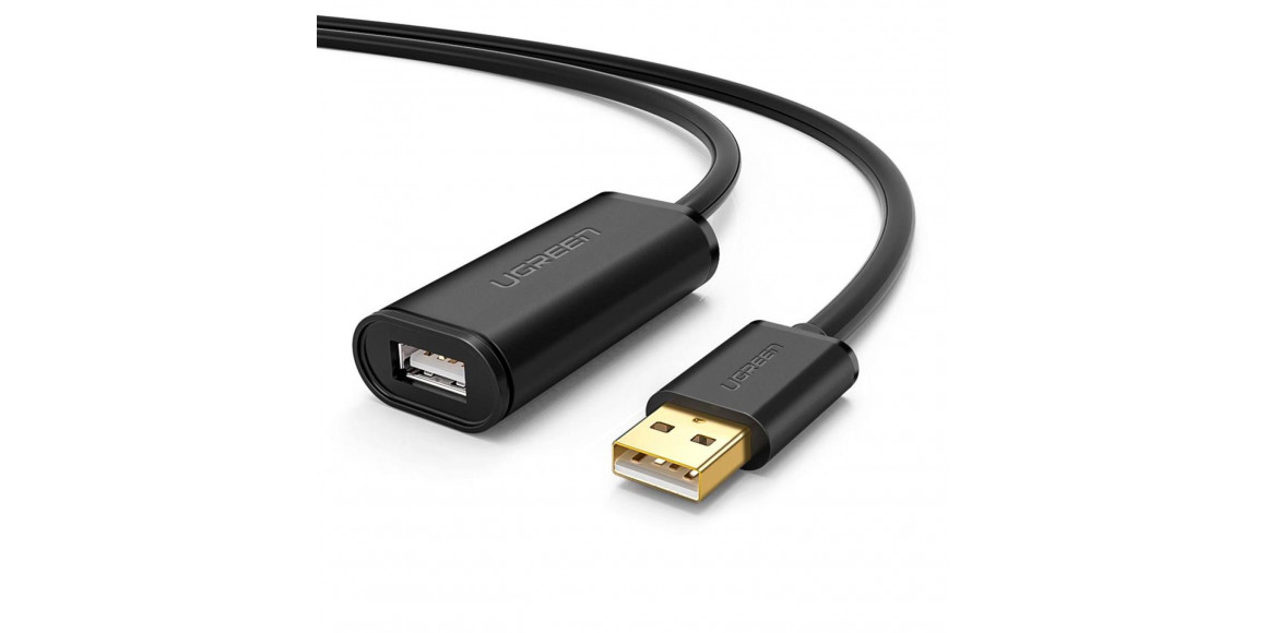 Кабель UGREEN US103 USB-A Extension 1m (BK) (10314)