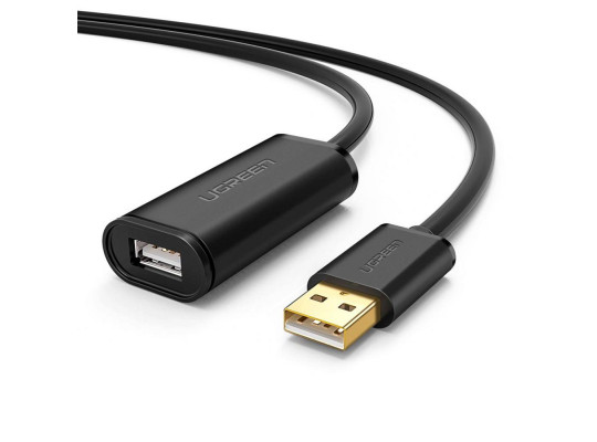 Кабель UGREEN US103 USB-A Extension 1m (BK) (10314)