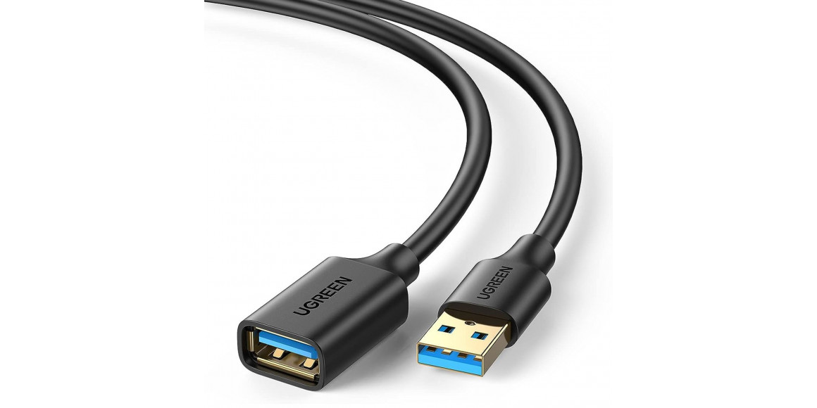 Cable UGREEN US129 USB-A Extension 3m (BK) (30127)