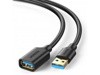 Кабель UGREEN US129 USB-A Extension 3m (BK) (30127)