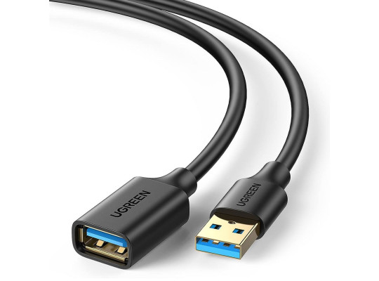 Кабель UGREEN US129 USB-A Extension 3m (BK) (30127)