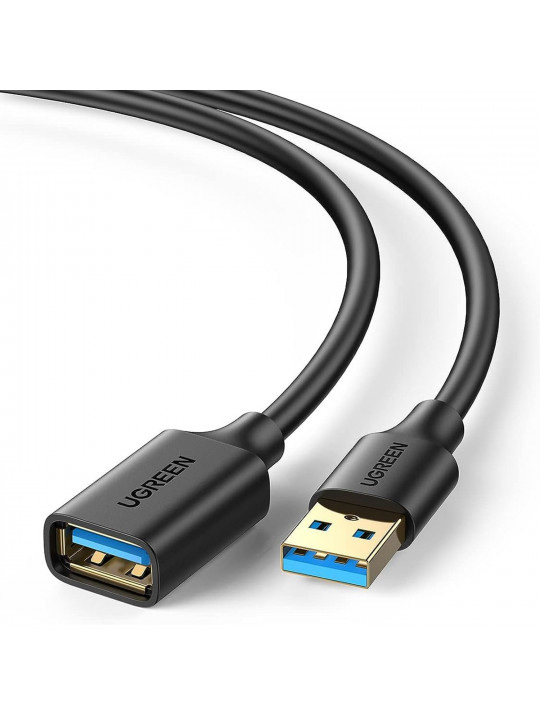 Cable UGREEN US129 USB-A Extension 3m (BK) (30127)