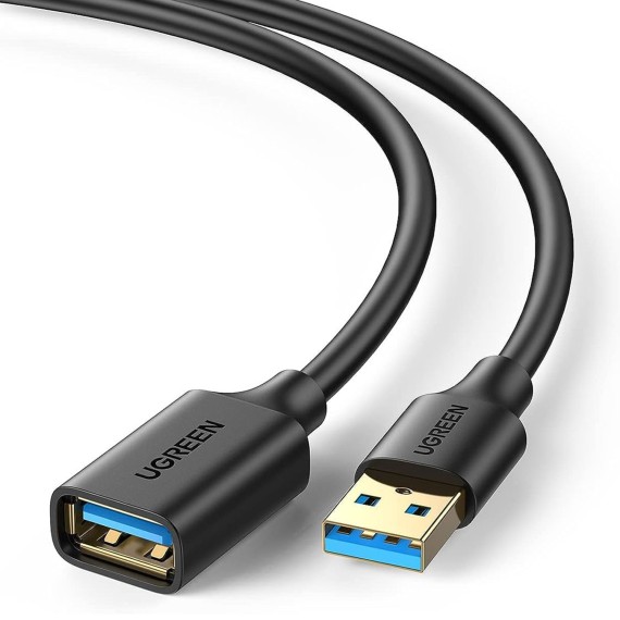 Cable UGREEN US129 USB-A Extension 3m (BK) (30127)