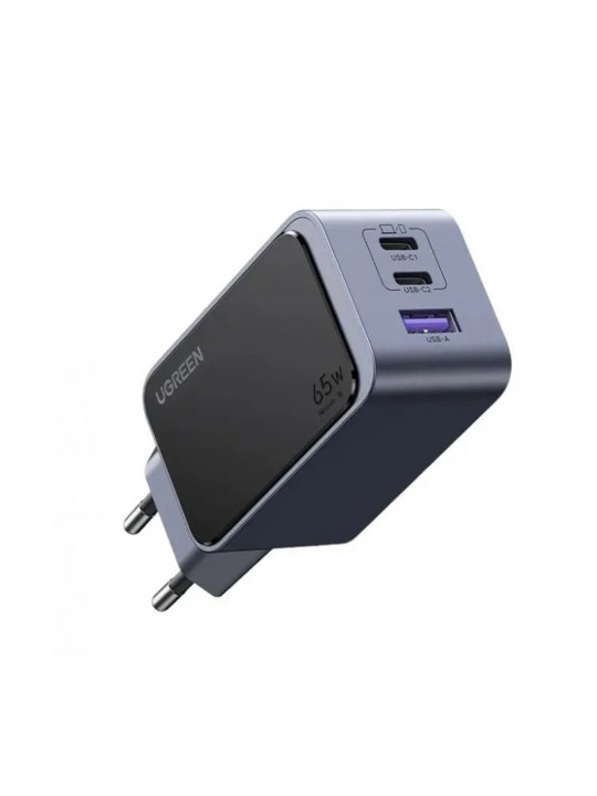 Power adapter UGREEN X553 Nexode S GaN Fast Charging 65W PD 2 Ports (GR) (35042)