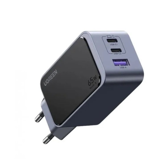 Power adapter UGREEN X553 Nexode S GaN Fast Charging 65W PD 2 Ports (GR) (35042)