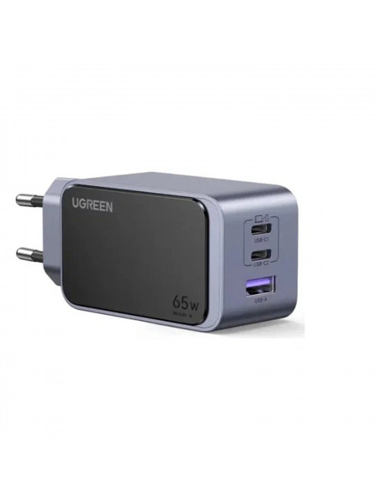 Power adapter UGREEN X553 Nexode S GaN Fast Charging 65W PD 2 Ports (GR) (35042)