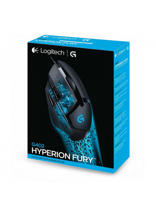 Մկնիկ LOGITECH G402 HYPERION FURY FPS GAMING (L910-004067)