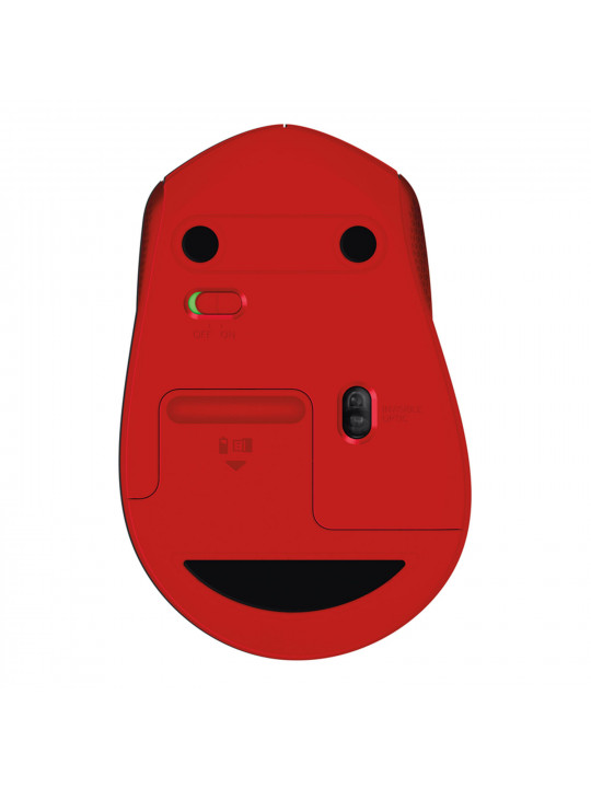 Mouse LOGITECH M330 SILENT PLUS WIRELESS (RED) (L910-004911)