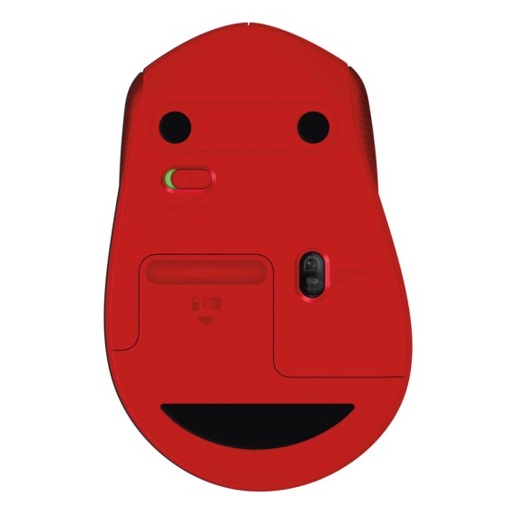 Mouse LOGITECH M330 SILENT PLUS WIRELESS (RED) (L910-004911)