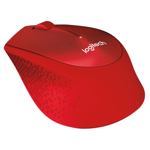 Mouse LOGITECH M330 SILENT PLUS WIRELESS (RED) (L910-004911)
