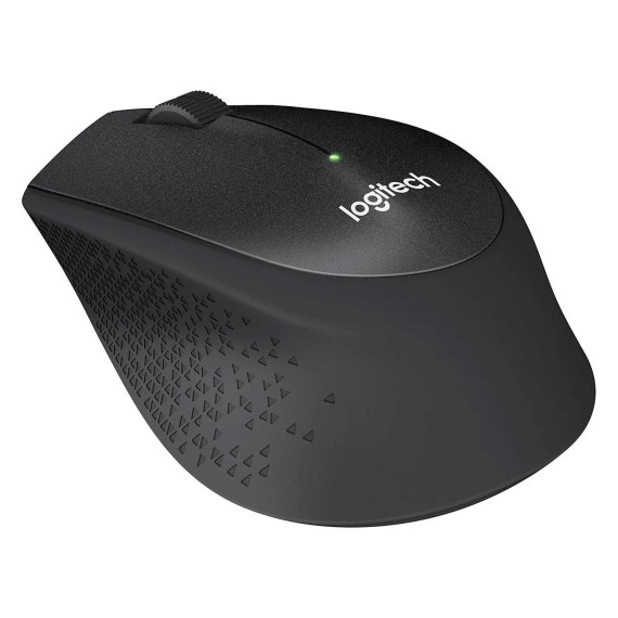 Mouse LOGITECH M330 SILENT PLUS WIRELESS (BLACK) (L910-004909)
