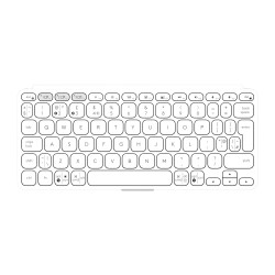 Клавиатура LOGITECH Keys To Go 2 US/INTL (Pale/Grey) (L920-012985)